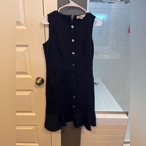 Anne Taylor Loft professional dress NWT size 4. Navy. Very cute and flattering!